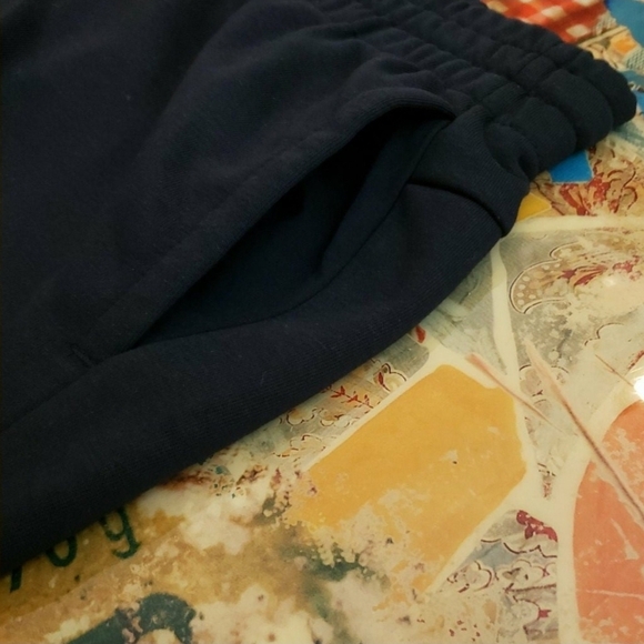 Adidas Kids Black Joggers with White Logo - Picture 11 of 12